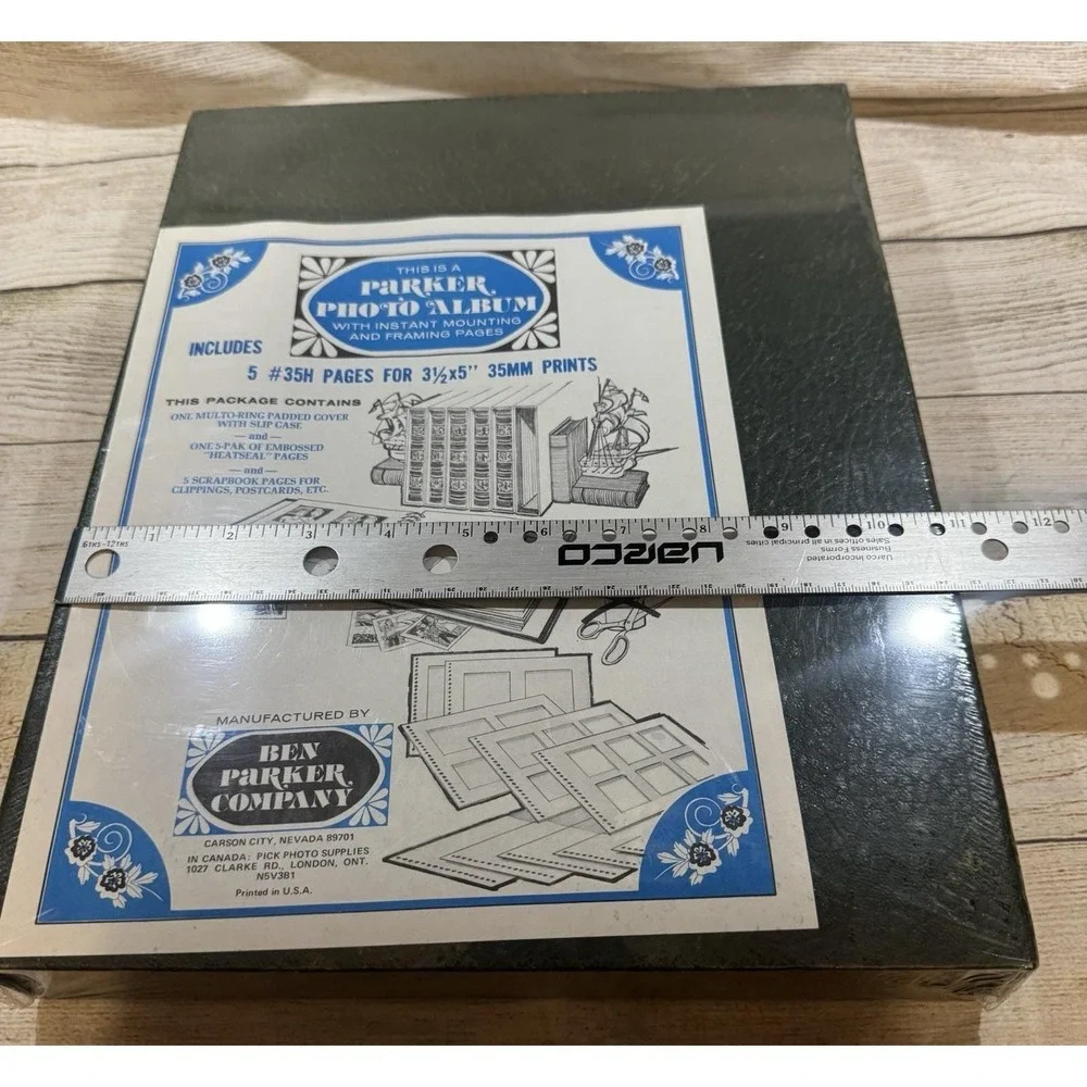 NOS Ben Parker Green Photo Album #35H for 3½ x 5